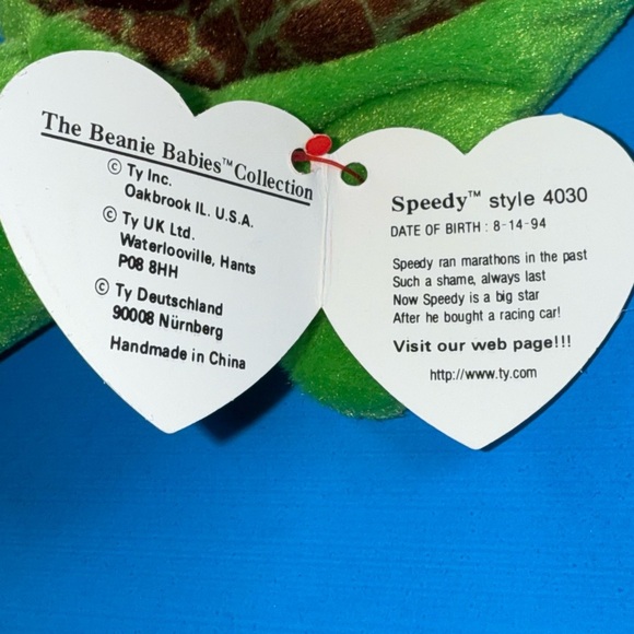 Ty Beanie Baby Speedy - Picture 6 of 8